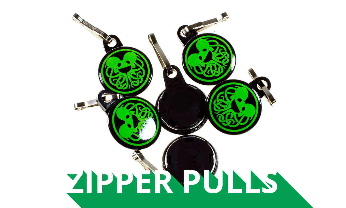 Zipper Pull Buttons