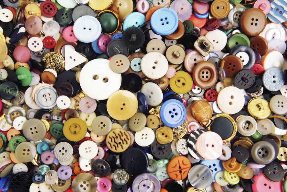 sewing buttons