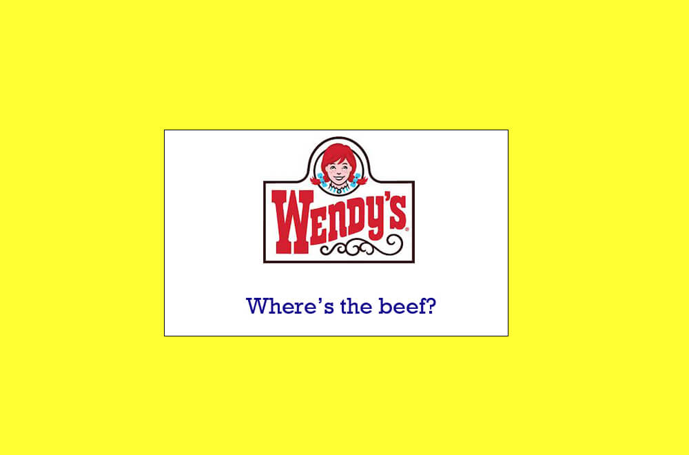 Wendys slogan
